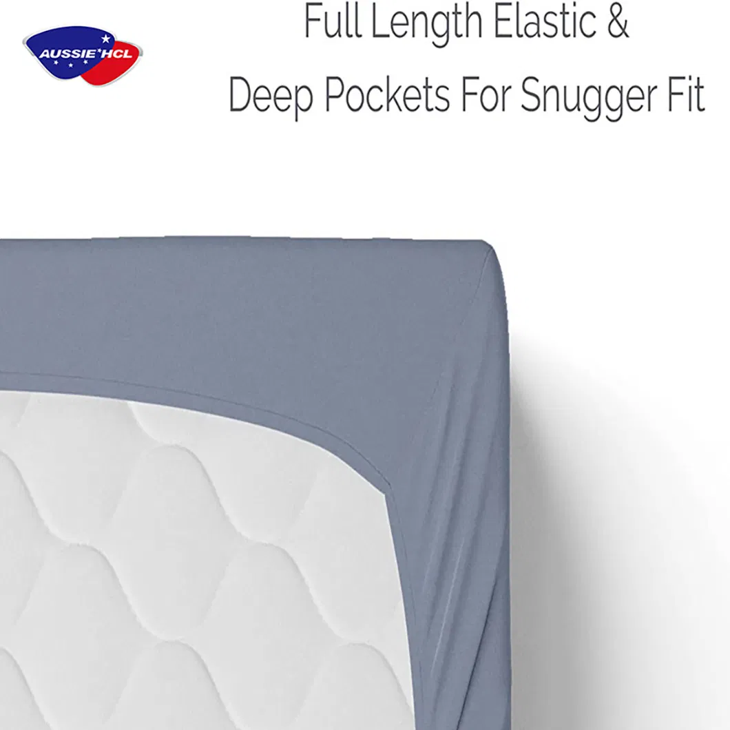 Factory Custom Sheet Hotel Luxury Queen Twin Size Bedding with Pillowcases Microfiber Home Bed Sheet