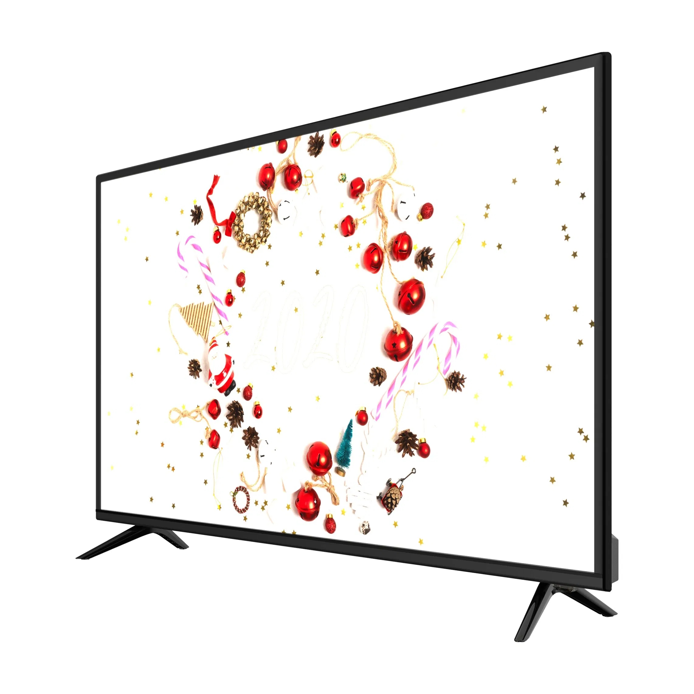 Wholesale Custom OEM New 32"42"43"50"55" Inch LED LCD HD FHD TV Solar Power Anti-Reverse AC DC 12V Smart TV