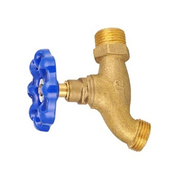 Plastic Handle Brass Bibcock for Bathroom Hot Cold Water