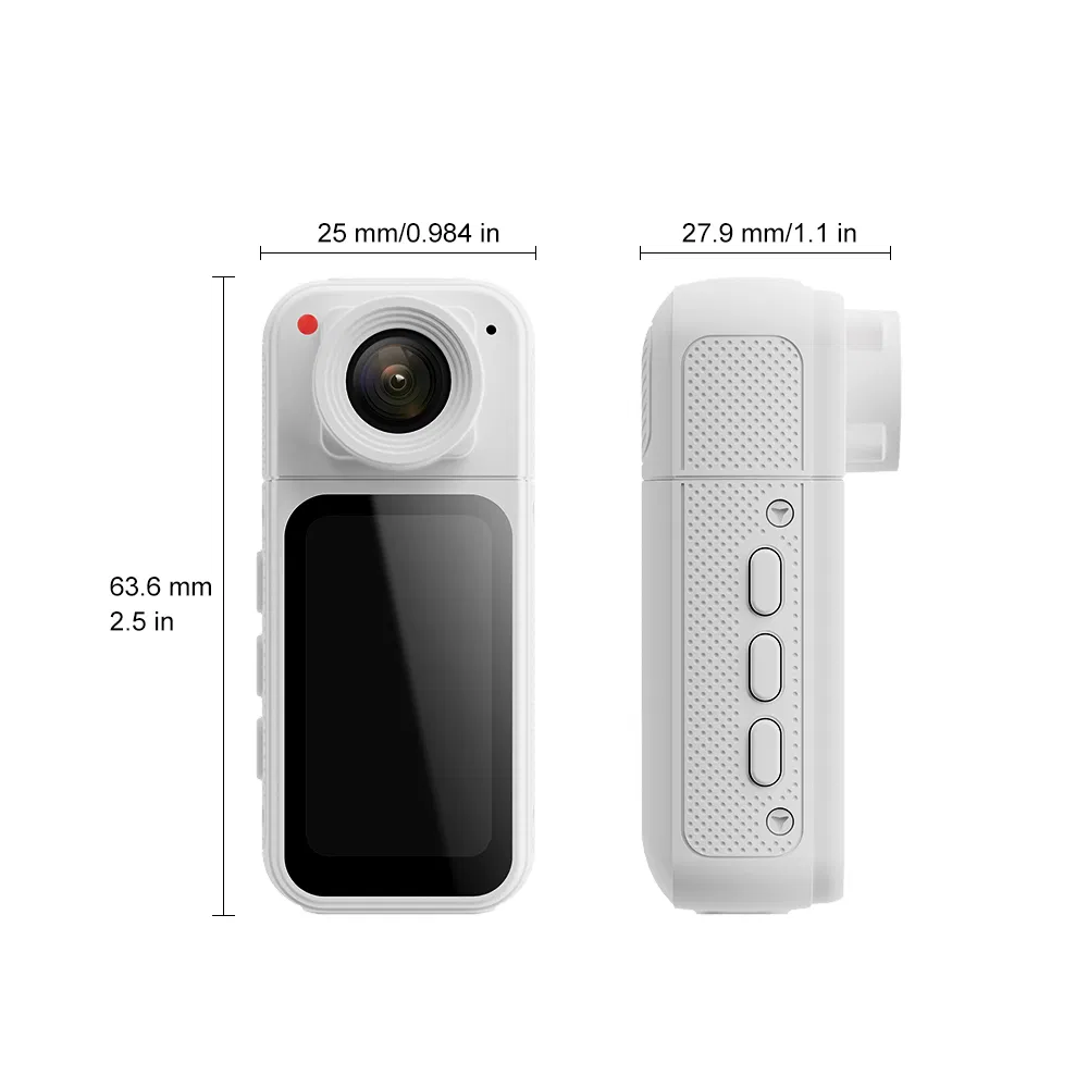 Magnetic Design 35g Ultralight 1080P Recording Hands-Free Operation Action Camera