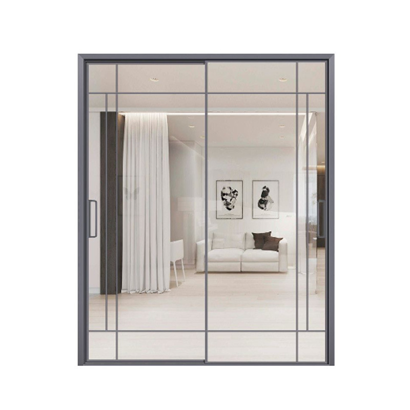 Modern Residential Patio Door Thermal Break Aluminum Double/Triple Tempered Glass Sliding Door
