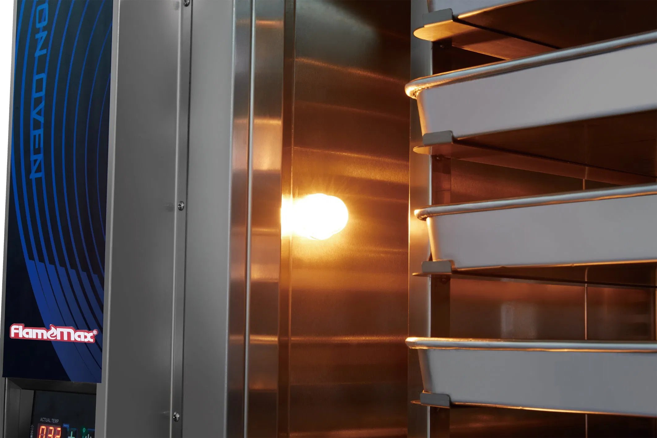 CE Certified 12 Pan Big Capacity Commercial Bakery Equipment Electric Convection Baking Toaster Bread Oven with Steaming Function (HEA-12)