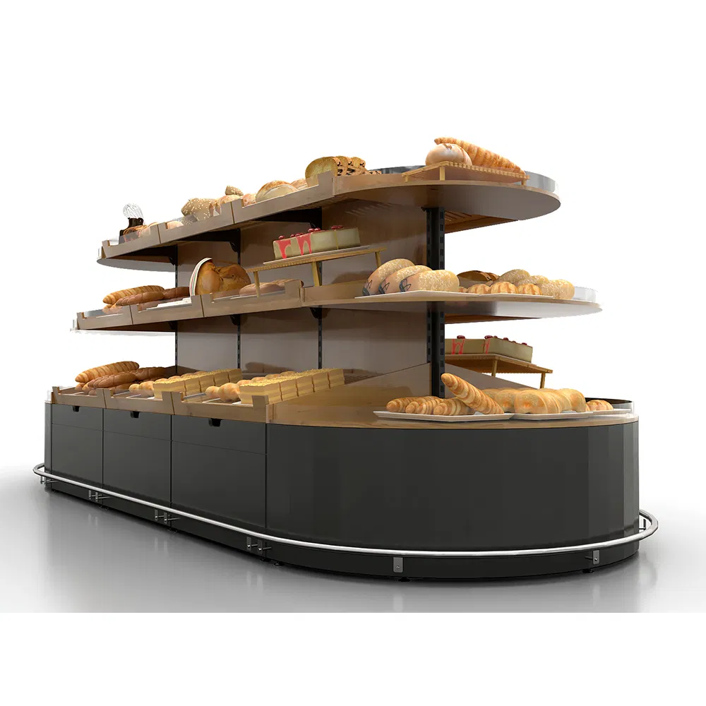 Gondola Bakery Bread Cake Display Rack