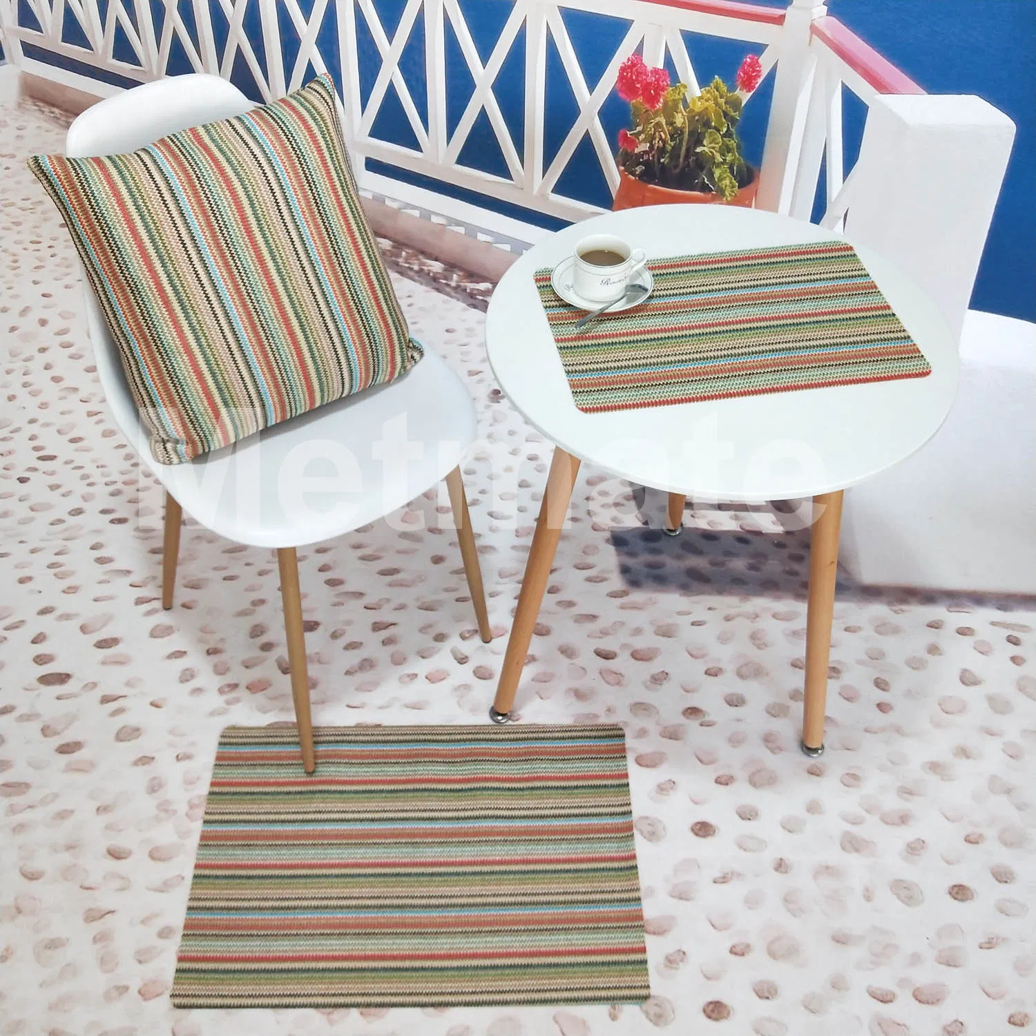 Large Outdoor PP Raffia Grass Woven Placemats Bulk