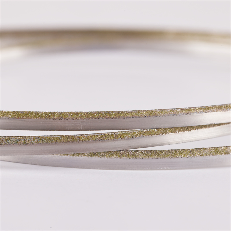 Алмазная ленточная пила с твердосплавными напайками