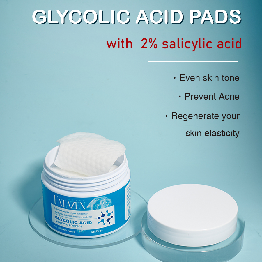 Salicylic Acid Pads Facial Exfoliating Anti Blackhead Acne Smoothing Skin Face Mask