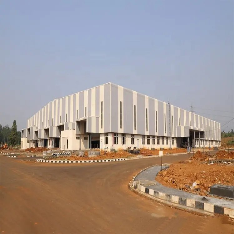 Steel Structure Prefabricated Metal Construction Steel Frame Factory Building