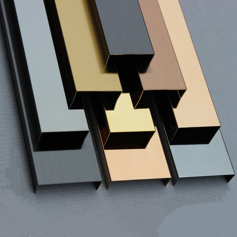 Gold Mirror Stainless Steel U Channel Profile for Wall Decoration