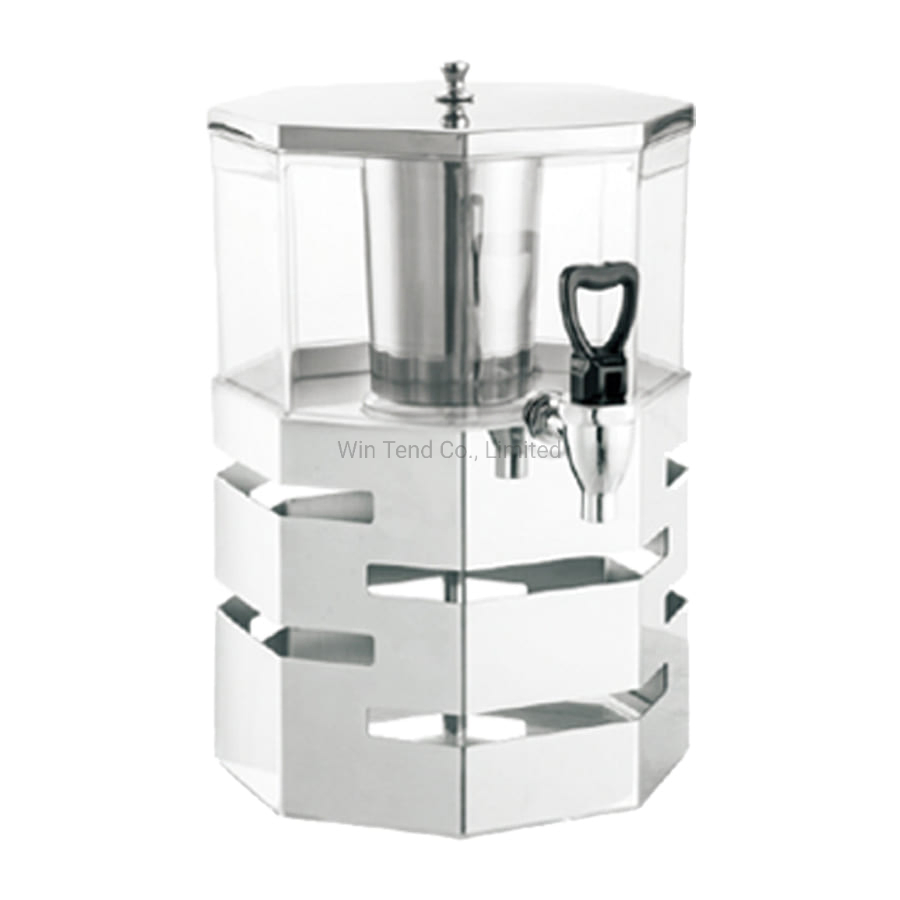 Commercial Hotel Restaurant Stainless Steel Portable Manual Hot Drinks Urn with Stand Base
