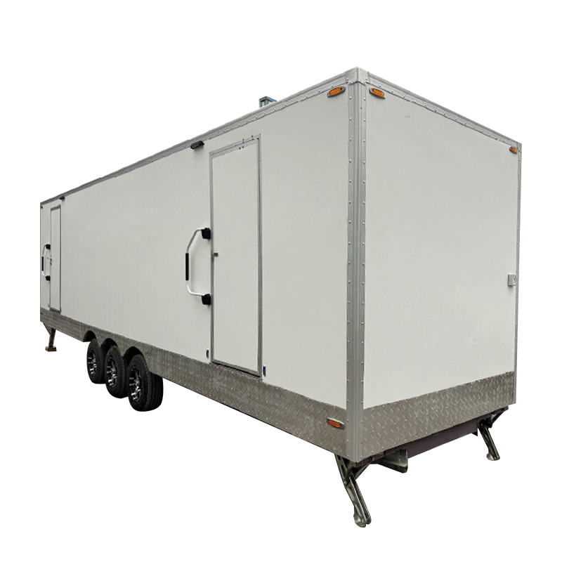 Hygienic and Efficient Multifunctional Toilet Trailer with Easy Cleaning Features