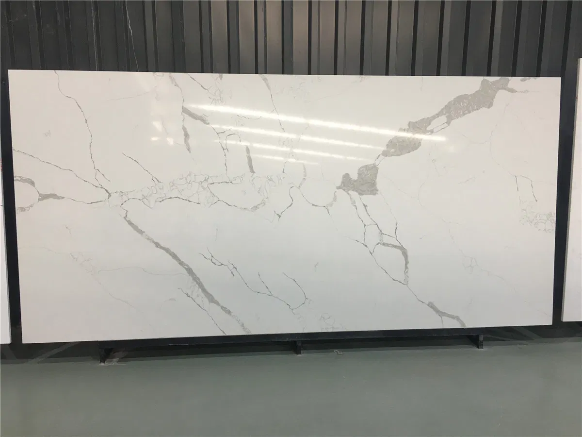 Calacatta White Quartz Stone Building Material Modern Furniture