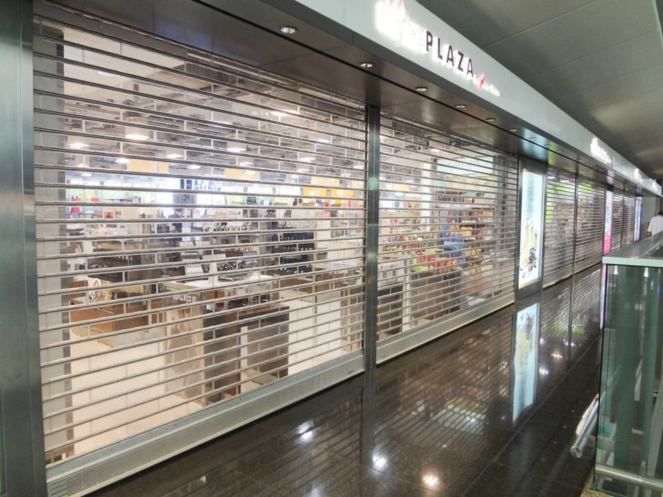 Transparent Roller Shutter Door for Shopping Mall