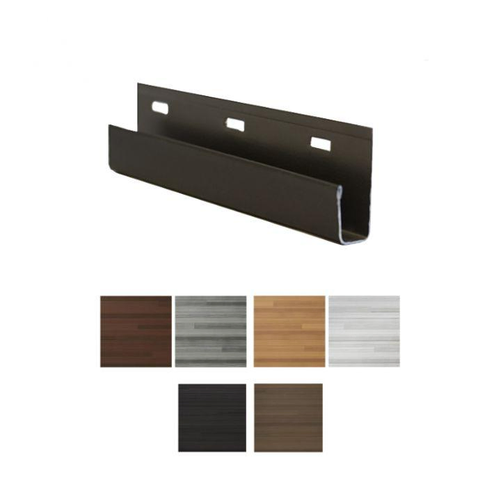 12FT Aluminum Profile Wood Grain J Channel J Trims for Canada