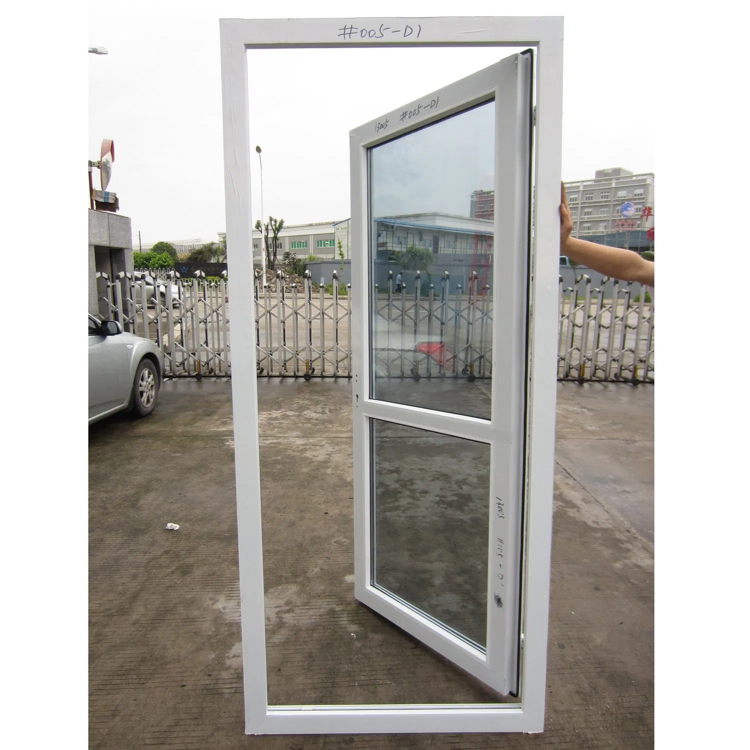 Customized Modern Style Waterproof Heat-Preservation UPVC Doors Bilayer Glass Casement Door