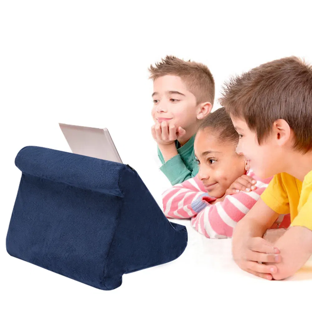 Hot Sale Memory Foam iPad Reading Pillow Tablet Multi Angle Cushion Tablet Pillow Stand Holder for Lap