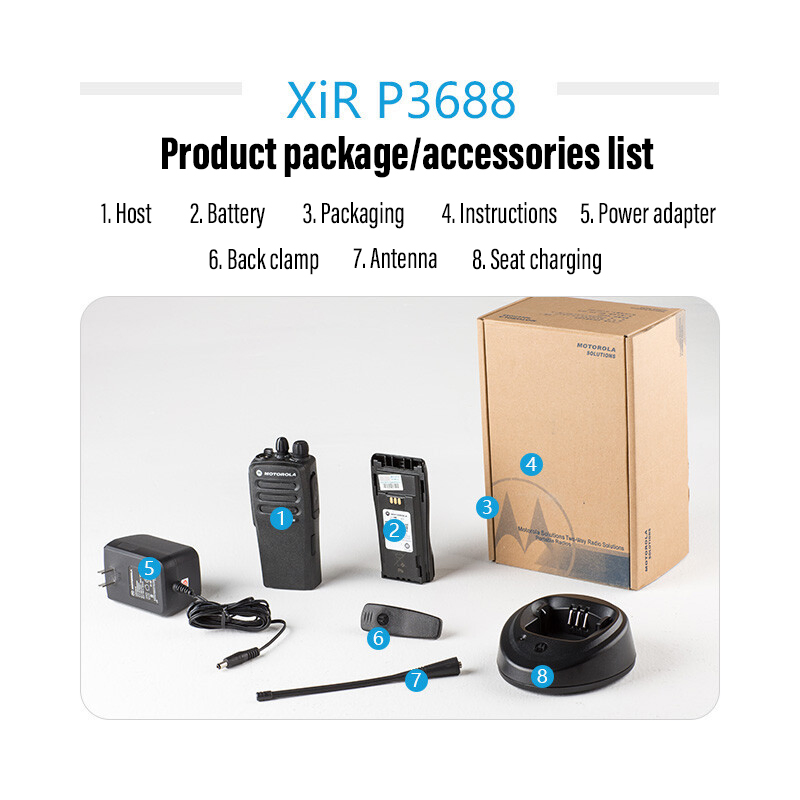 Рация Xir P3688 цифровая и аналоговая