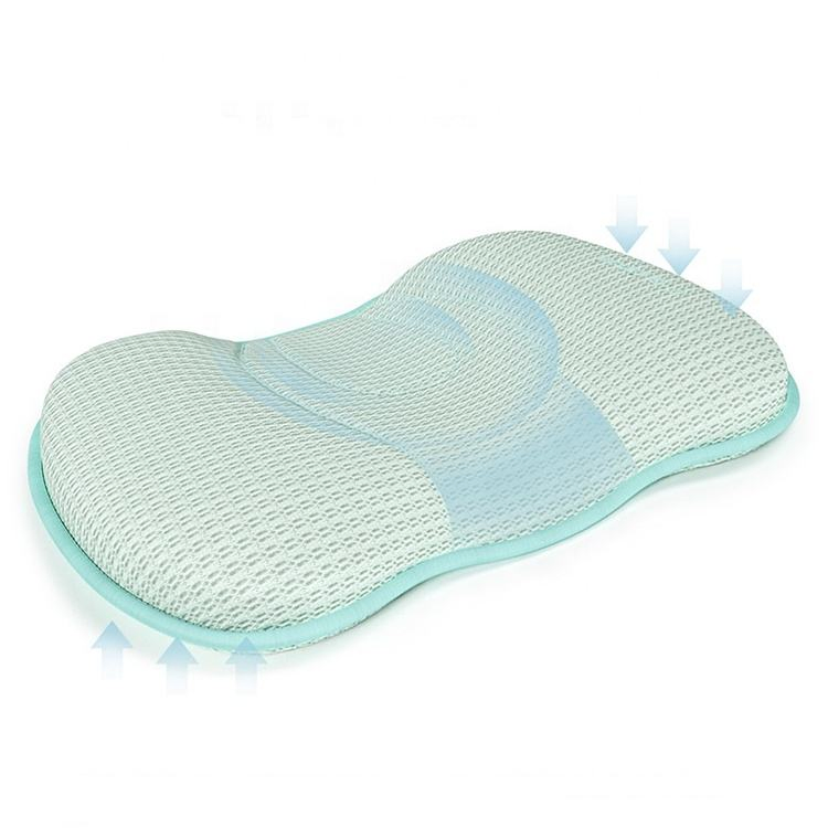 New Breathable 2 Sides Available Baby Memory Foam Infant Pillow