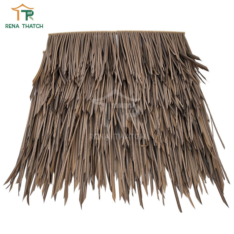 Wholesale Manmade Fiber Thatch Artificial Plastic PE PVC Thatch for Roofing