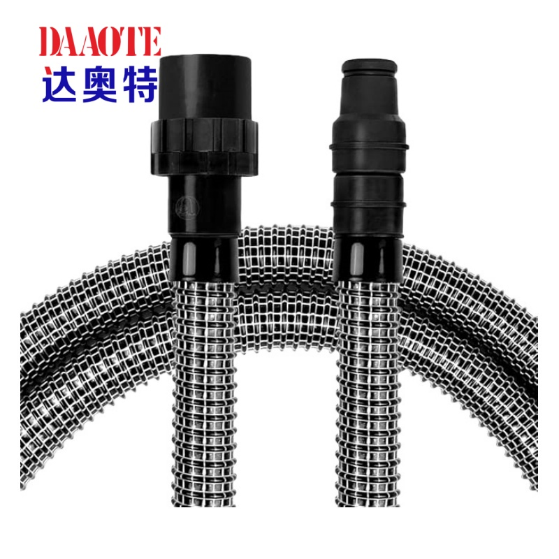 Floor Scrubber 38mm/51mm PVC Coated Wire/Spiraled Yarn Braided/Fabric Hose Robot/Arm Protection Tube