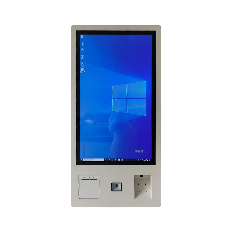 Wall Mount Floor Standing 21 27 32 Inch Cashless Selfcheckout Kiosk Android Interactive Touch Screen Selfcheckout Kiosk for Supermarket