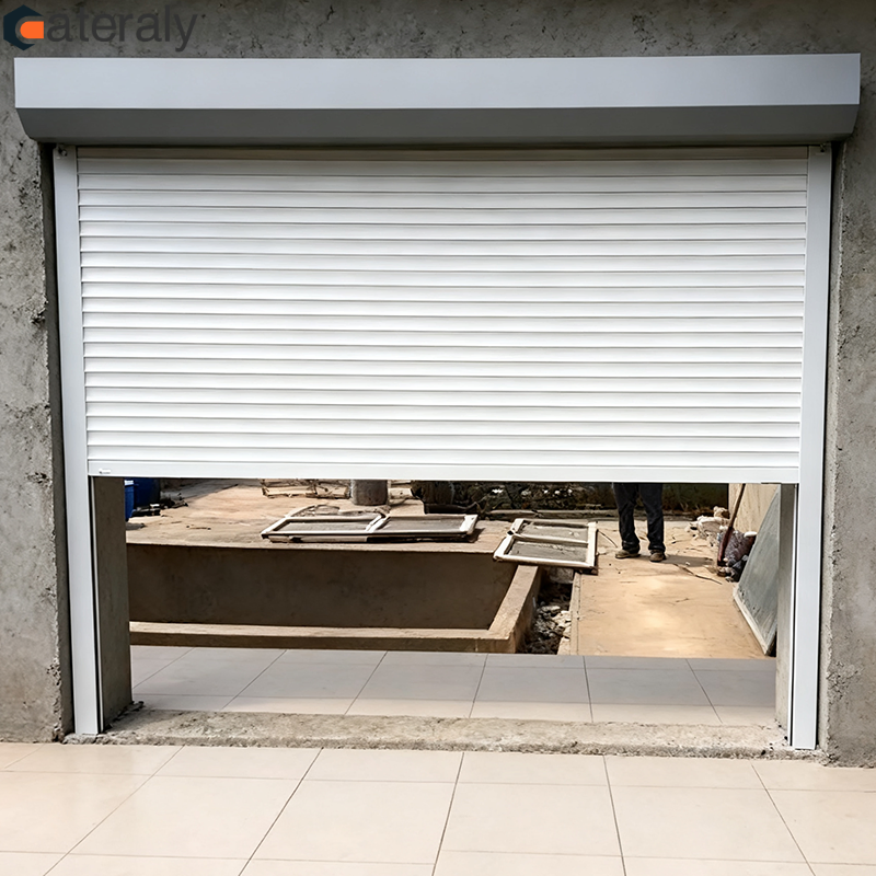 Modern Heavy-Duty Shutter Door for Windproof Industrial Applications
