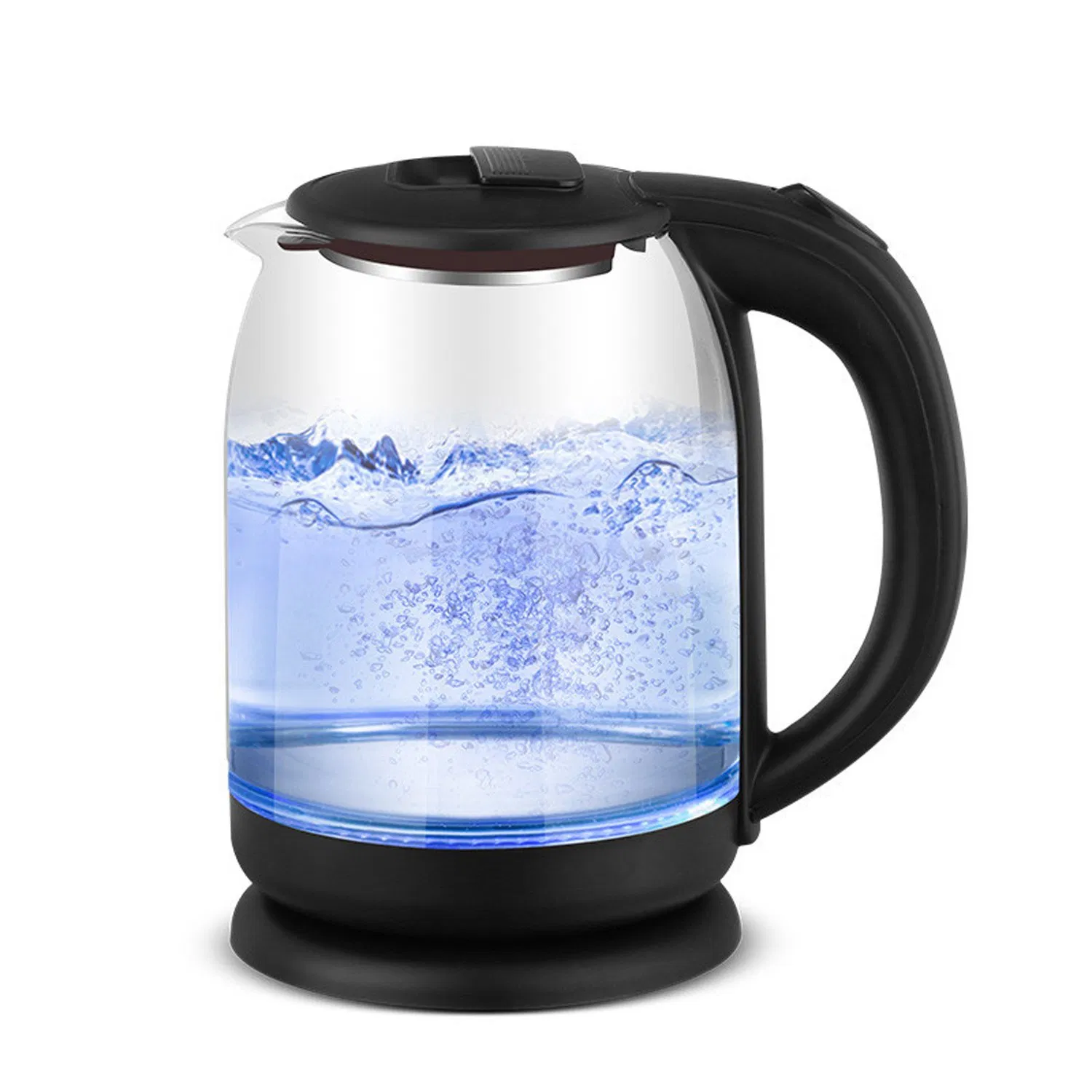 Electric Kettle, Stainless Steel Filter and Inner Lid 1500W Wide Opening Glass Tea Kettle Hot Water Boiler