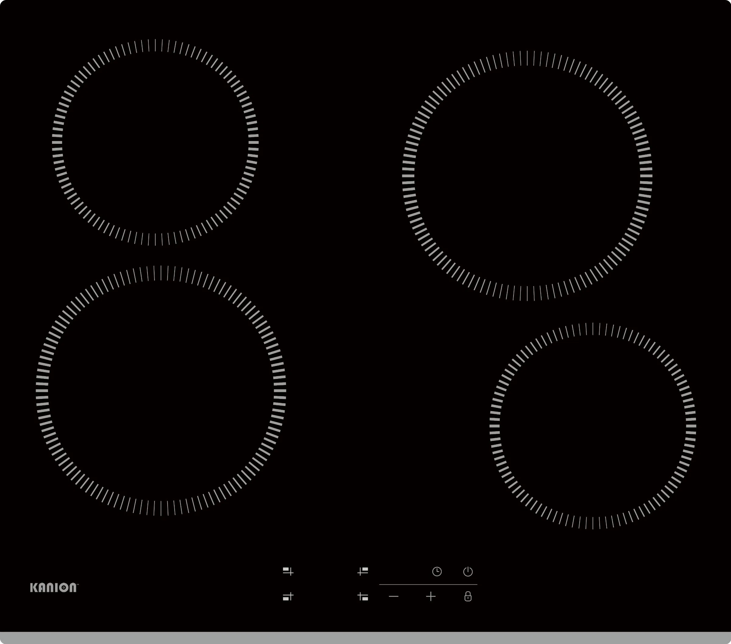 New Design Home Kitchen Appliance Built-in 5 Burners Stove Electric Induction Infrared Ceramic Cooker Hob Dual Ring