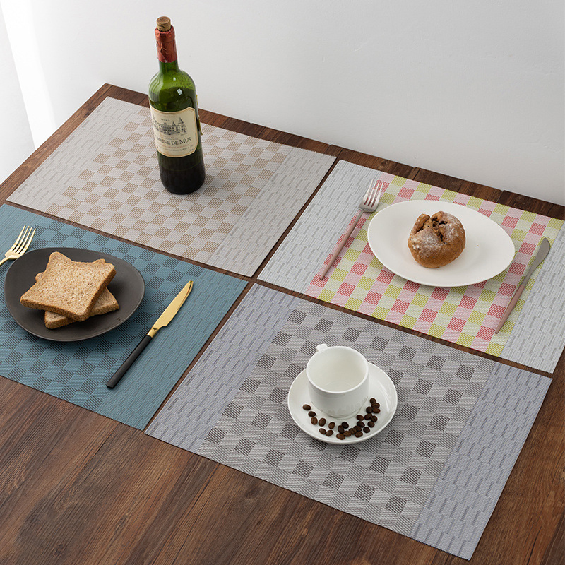 Hot Sale Mat Wholesale Placemats Customized Durable Waterproof Dining Restaurant Place Mat