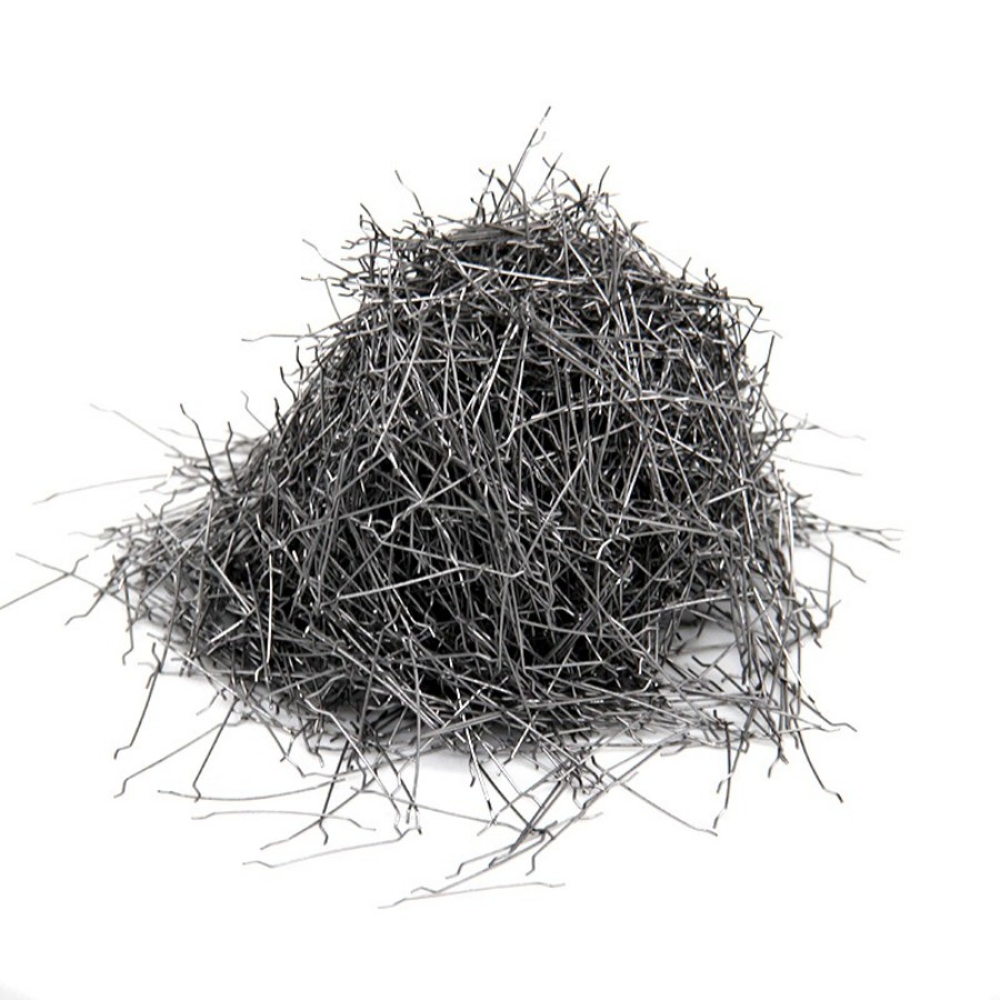 High Strength 30-60 mm Chopped Micro Steel Fiber Brass Coated for Concrete Reinforcement Metal Building Materials