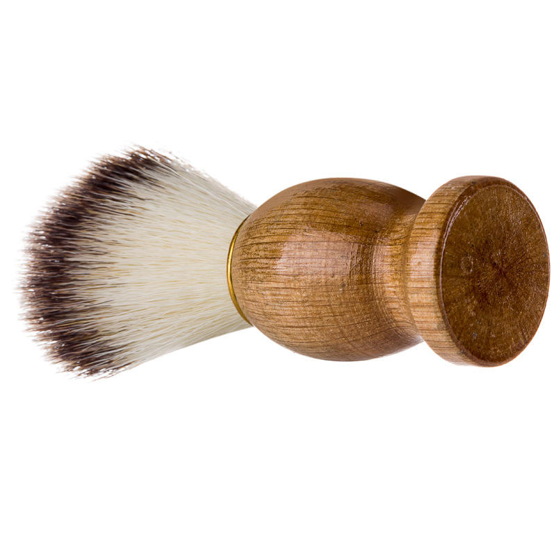 Soft Bristle Shaving Wooden Handle Men Beard Brush, Beard Dusting Brush.