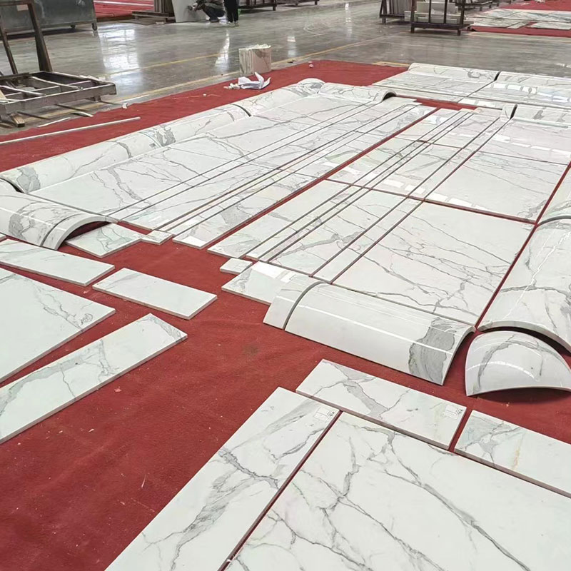 Luxury Villa Floor Big Slabs Natural Marble Calacatta Suitable for Wall and Floor Tiles Calacatta Marble
