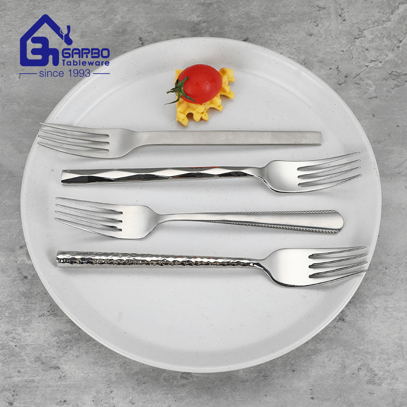 Heavy Duty Mirror Polished Dinner Fork 304 Stainless Steel Fork for Kitchen Table Use High End Hotel Use Fork