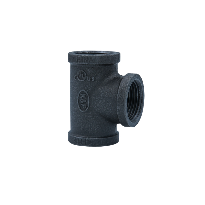 Black Heavy Duty Steam Pipe Fittings of British Standard En10242 Equal Tees for HVAC System