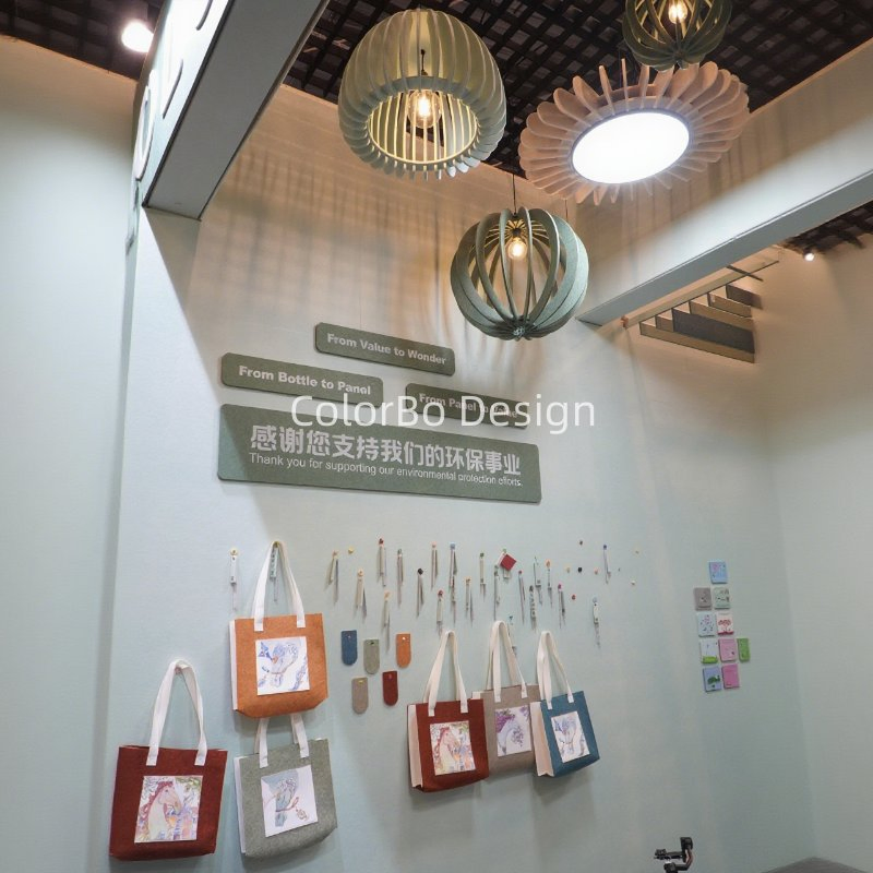 Premium Polyester Fiber Light-Diffusing Glare-Reducing Felt Lampshade for Modern Space Lighting