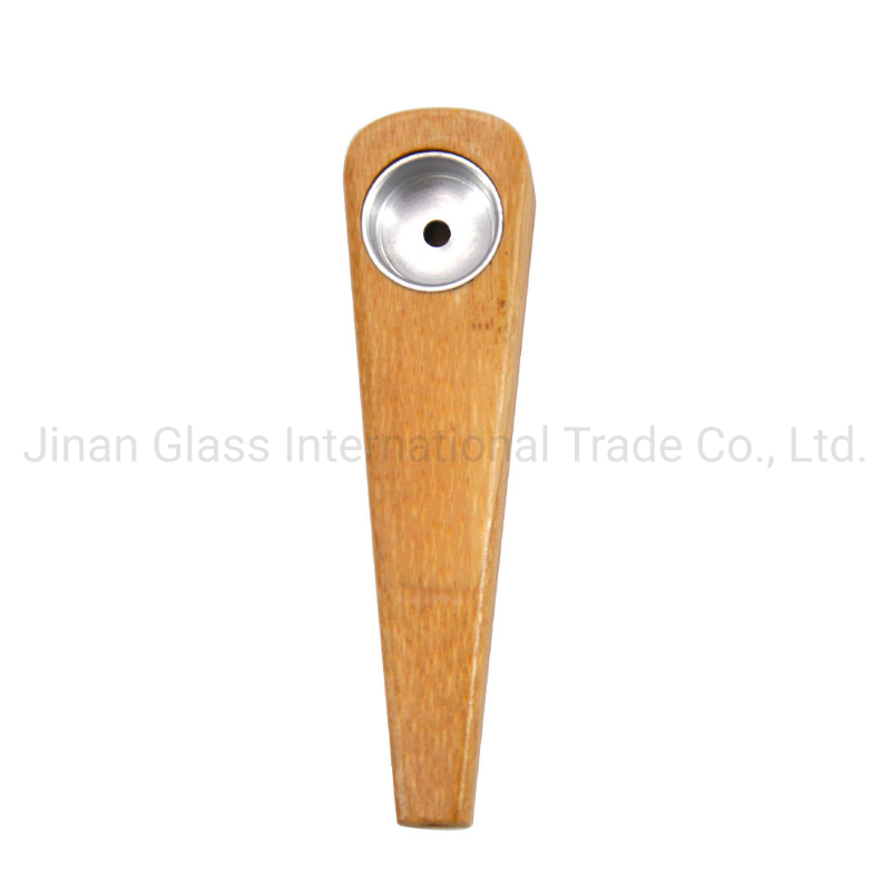 New Bamboo Wood Pipe Solid Wood Creative Straight Pipe Smoking Water Pipe