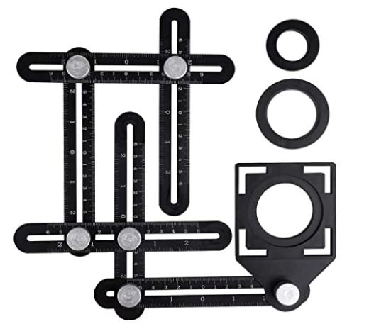 Multi Angle Measuring Ruler Six-Sided Ruler