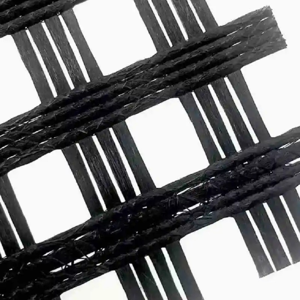 Asphalt Reinforcement Glassgrid Fiberglass Geogrid