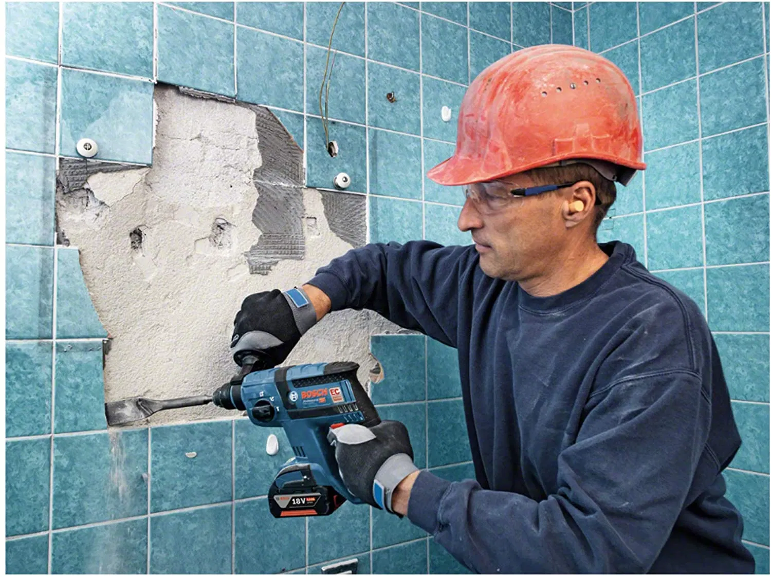 18V Cordless Hammer Drill with LED & Battery Indicator - Professional Power Tool (CDH006)