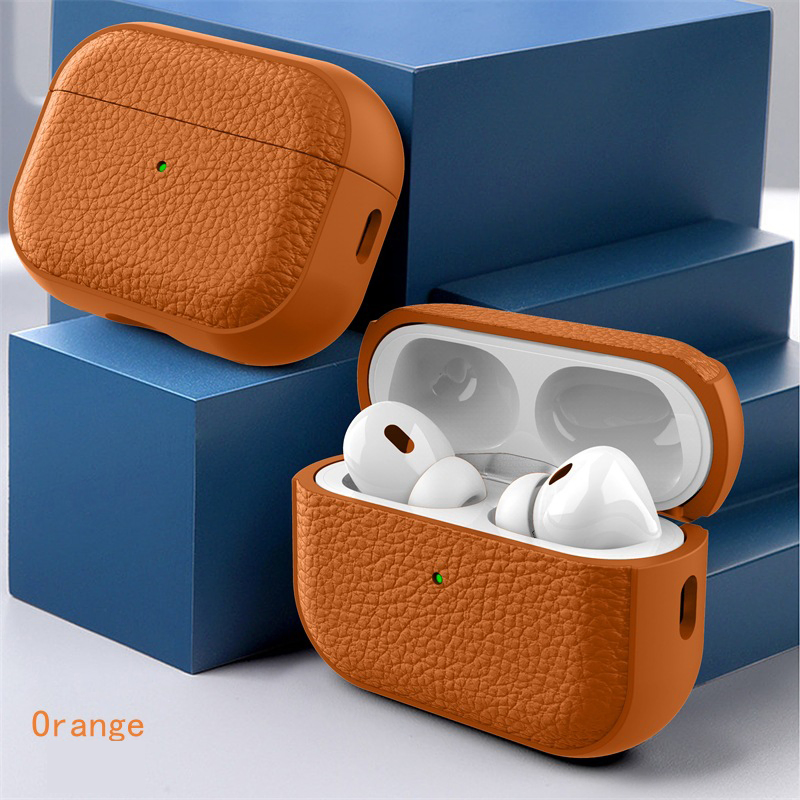 Чехол для AirPods Pro 2 из текстурной кожи TPU