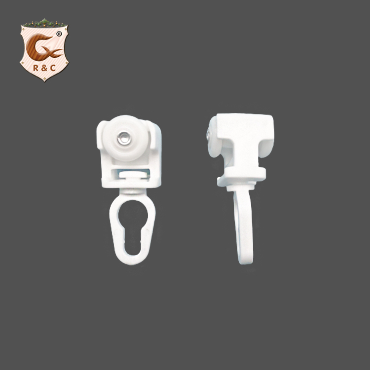 Factory High Quality White Color Plastic Roller Curtain Track Runner for Curtain