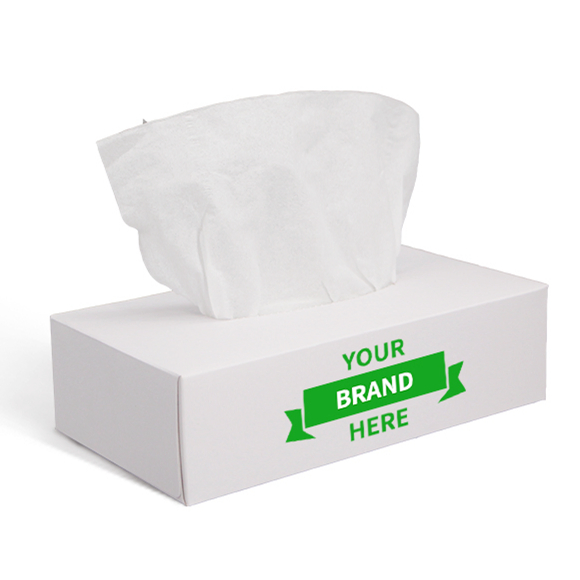 Sustainable Bamboo Pulp Facial Tissue Box Bulk Supply for Business