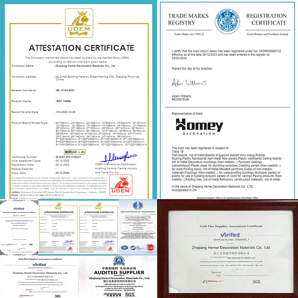 Sample Freely Composite Wood Indoor Decoration Wall Waterproof WPC Panel