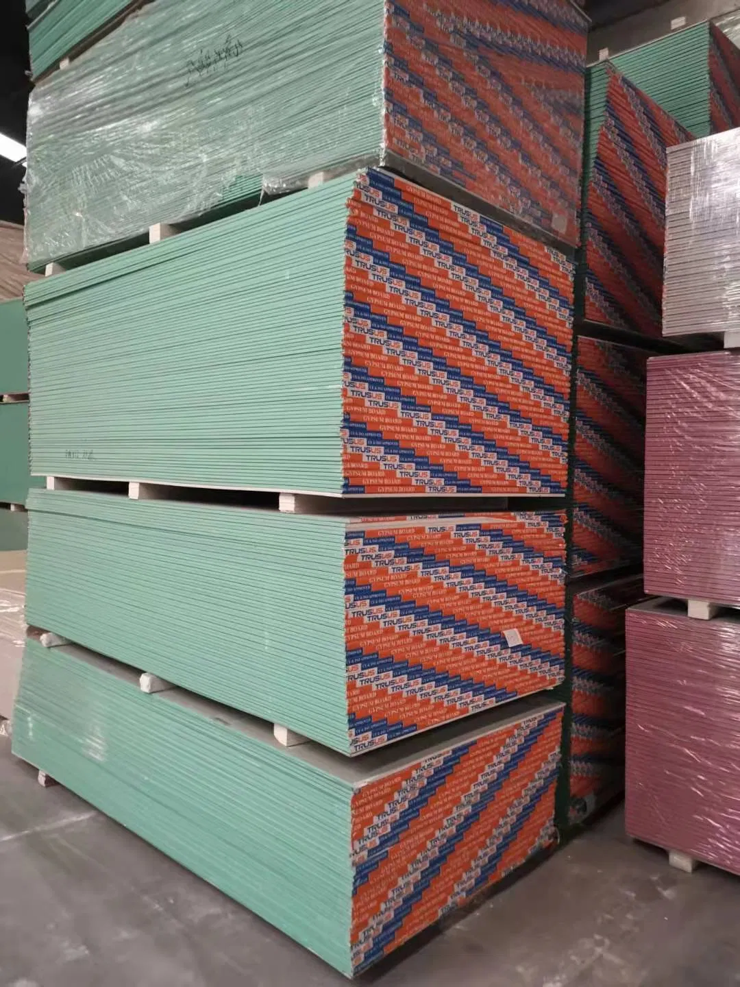 New Zealand 12mm Partition Drywall Building Material Cheap Prices Gypsum Board Plaster Board
