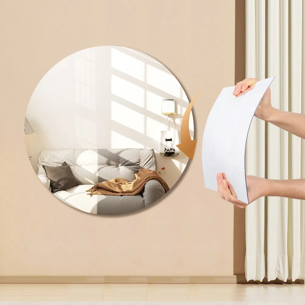 Self Adhesive Acrylic Mirror Tiles Wall Stickers for Home Room Decoration Mi25451