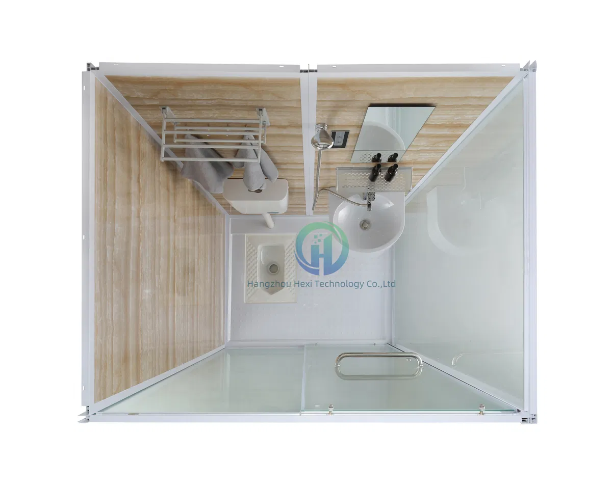 All in One Bathroom Sanitary Ware Prefab Toilet Room Portable Toilet Shower Room
