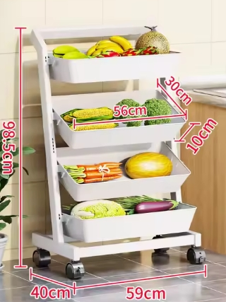 Многоярусная стойка RA-22 для хранения фруктов и овощей