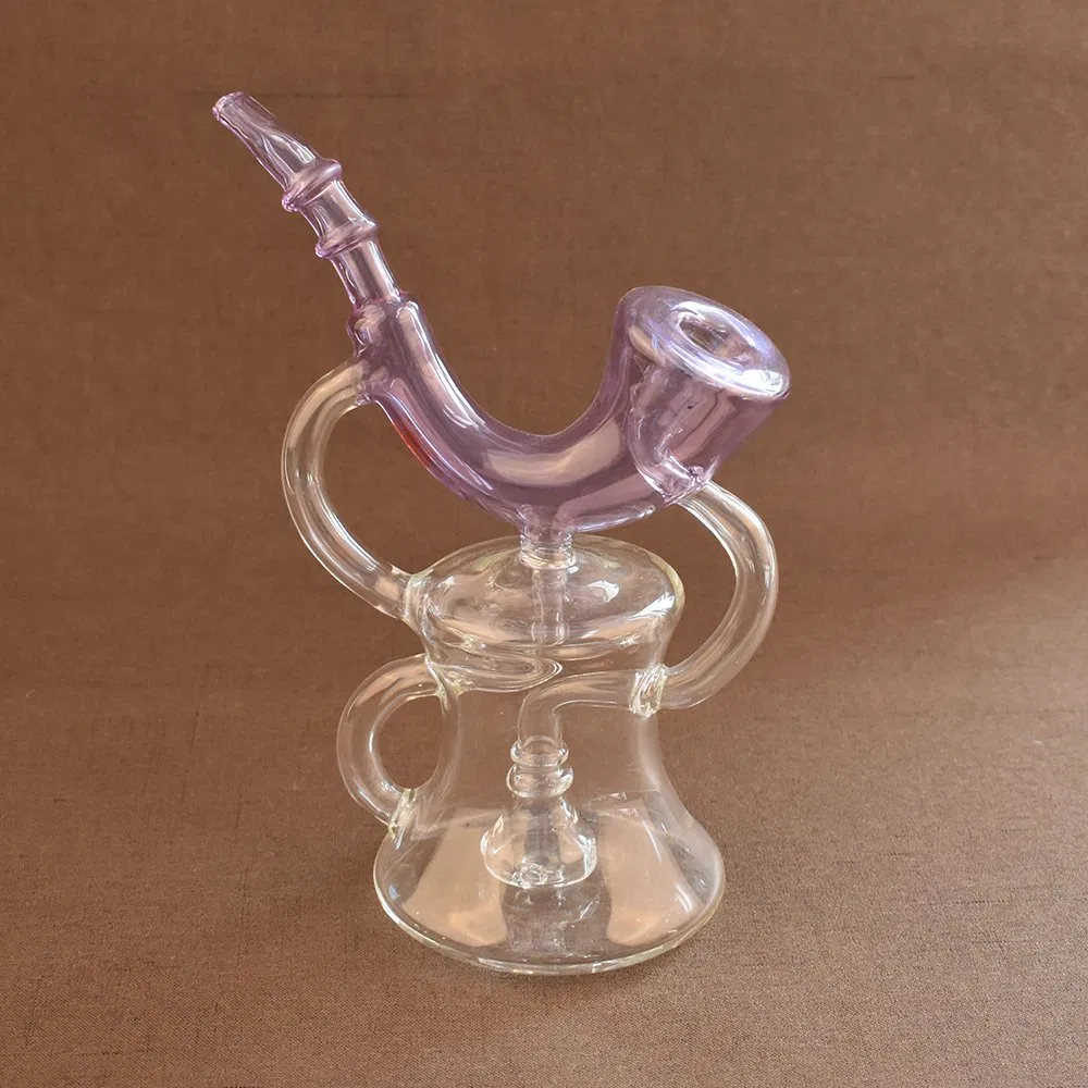 Handmade Black Colors Studenglass Tall Water Pipe Shisha