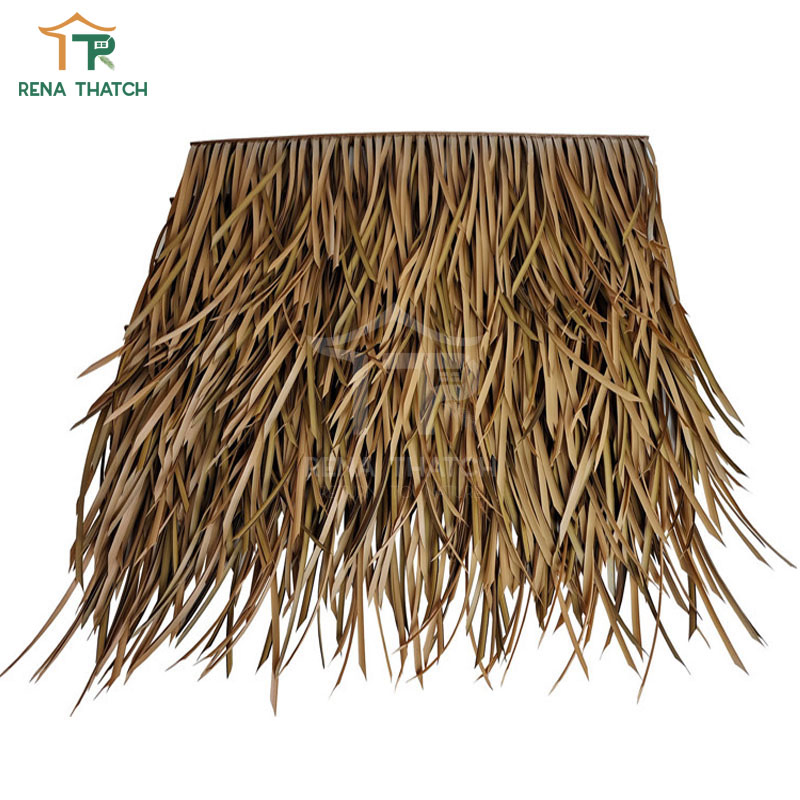 Class a Flame Retardancy Synthetic Thatch Artificial Straw Roof Tiles PVC Thatch
