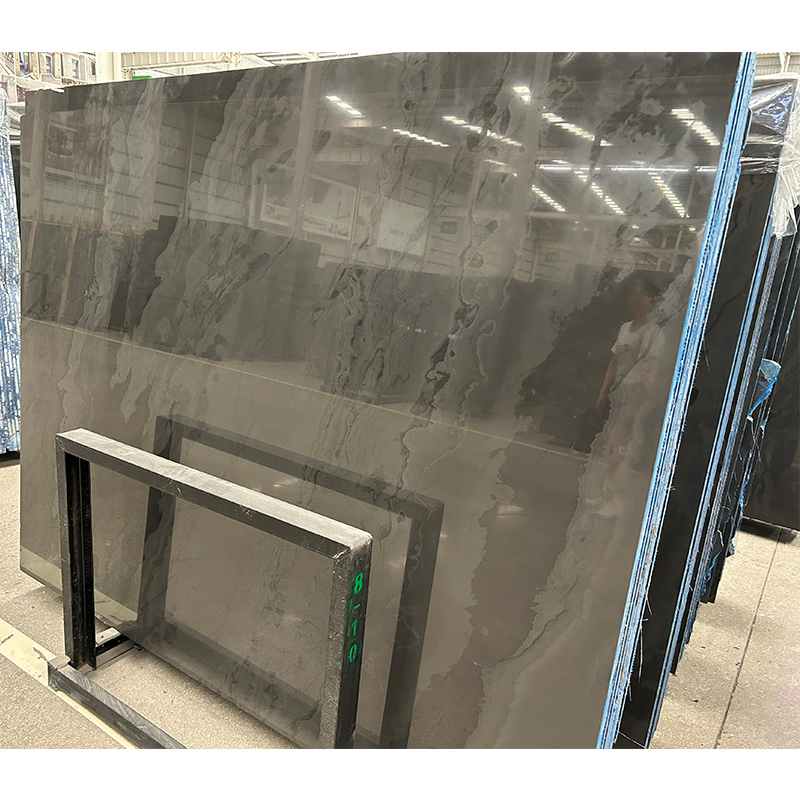 Various Grey Marble Slabs Stone for Countertop/Stairs/Risers/Worktop/Island Top Price