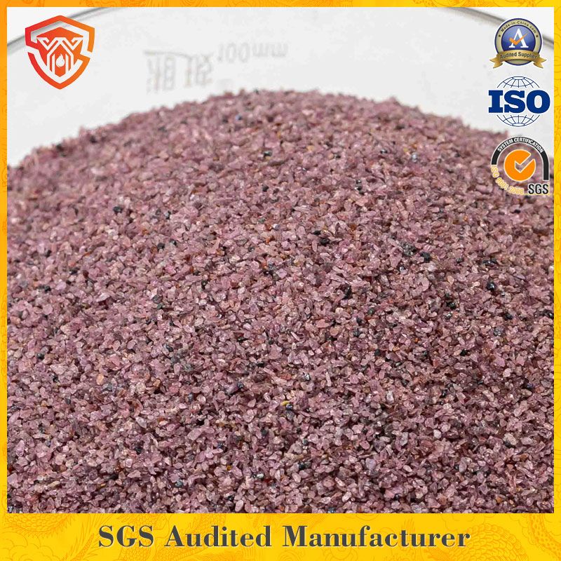Pink Garnet Sand 60 Mesh for Sandblasting Materials